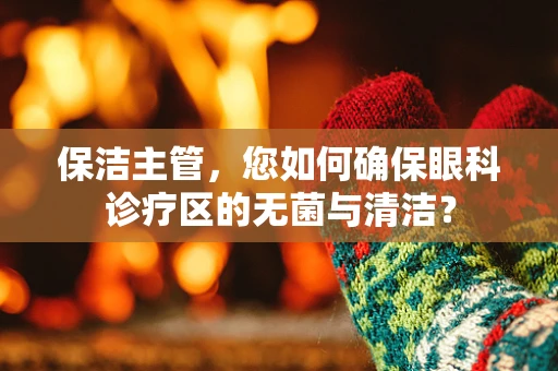 保洁主管，您如何确保眼科诊疗区的无菌与清洁？