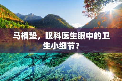 马桶垫，眼科医生眼中的卫生小细节？