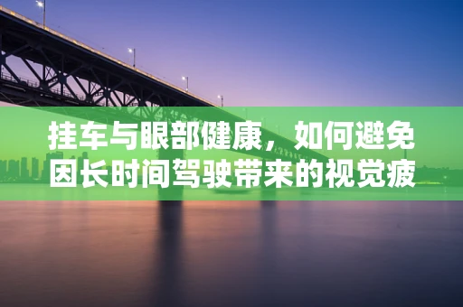 挂车与眼部健康，如何避免因长时间驾驶带来的视觉疲劳？